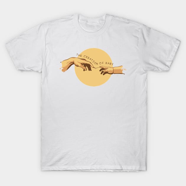 The Creation of Baby T-Shirt by lemonize